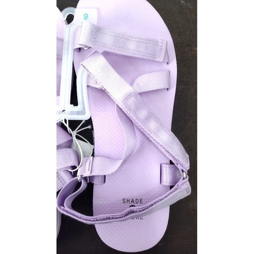 Shade‎ Shore Kids Lavender Sport Sandals Size 9 Adjustable Straps